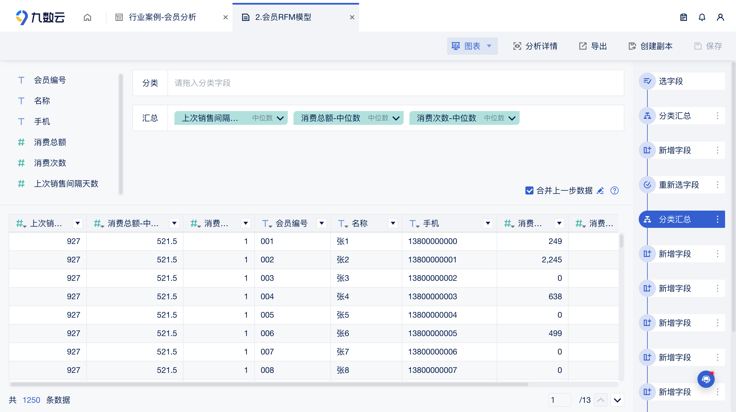 如何制作超市销售统计表缩略图