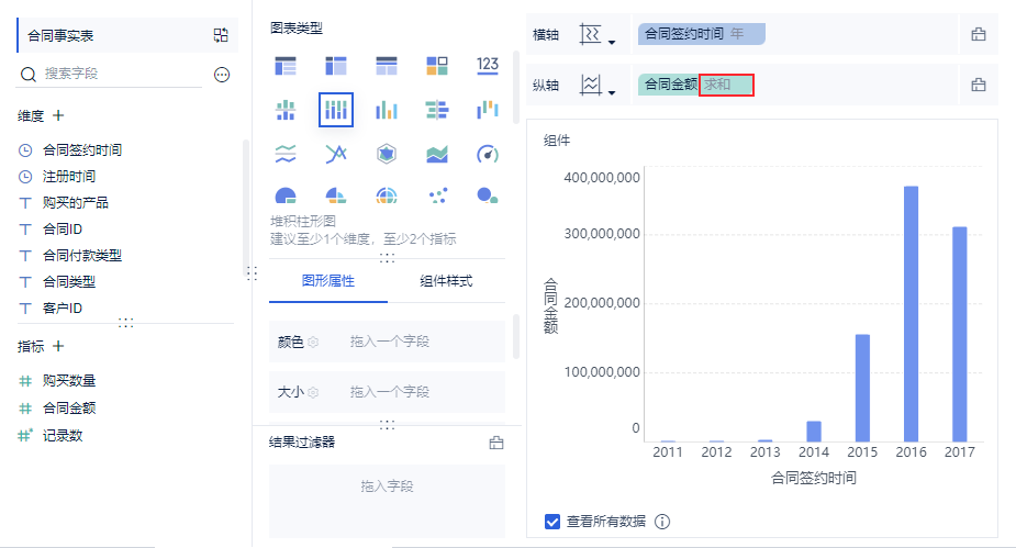 图表数据汇总怎么做？一篇文章教会你——九数云BI插图1