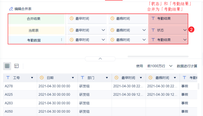 最简单的员工考勤表：让你快速的统计出上班时间！——九数云BI插图5